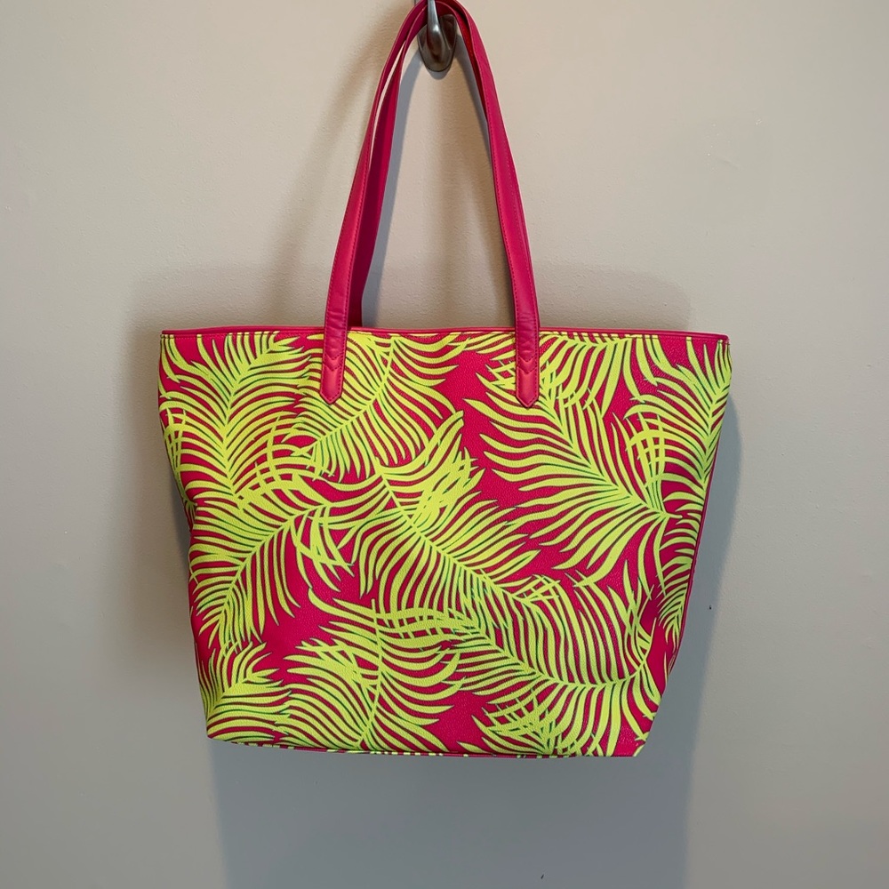 NWT Vera Bradley Palm Frond tote & wristlet - Picture 3 of 7